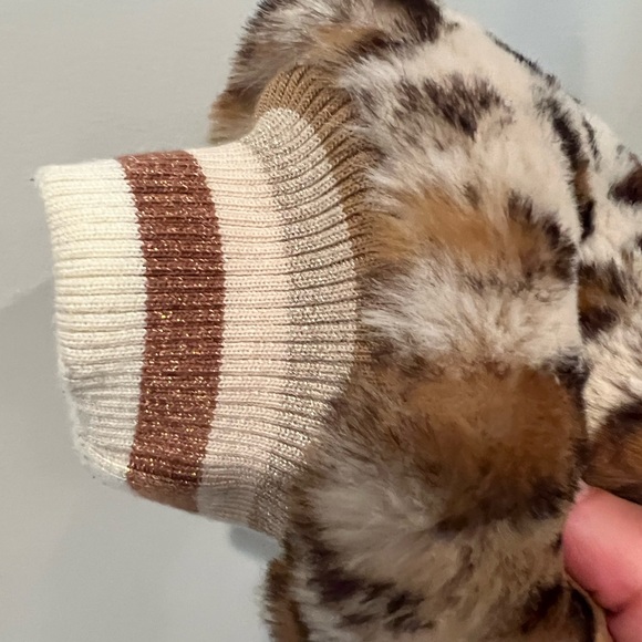 Spiritual Gangster leopard print bomber jacket. Size large. - Picture 5 of 5